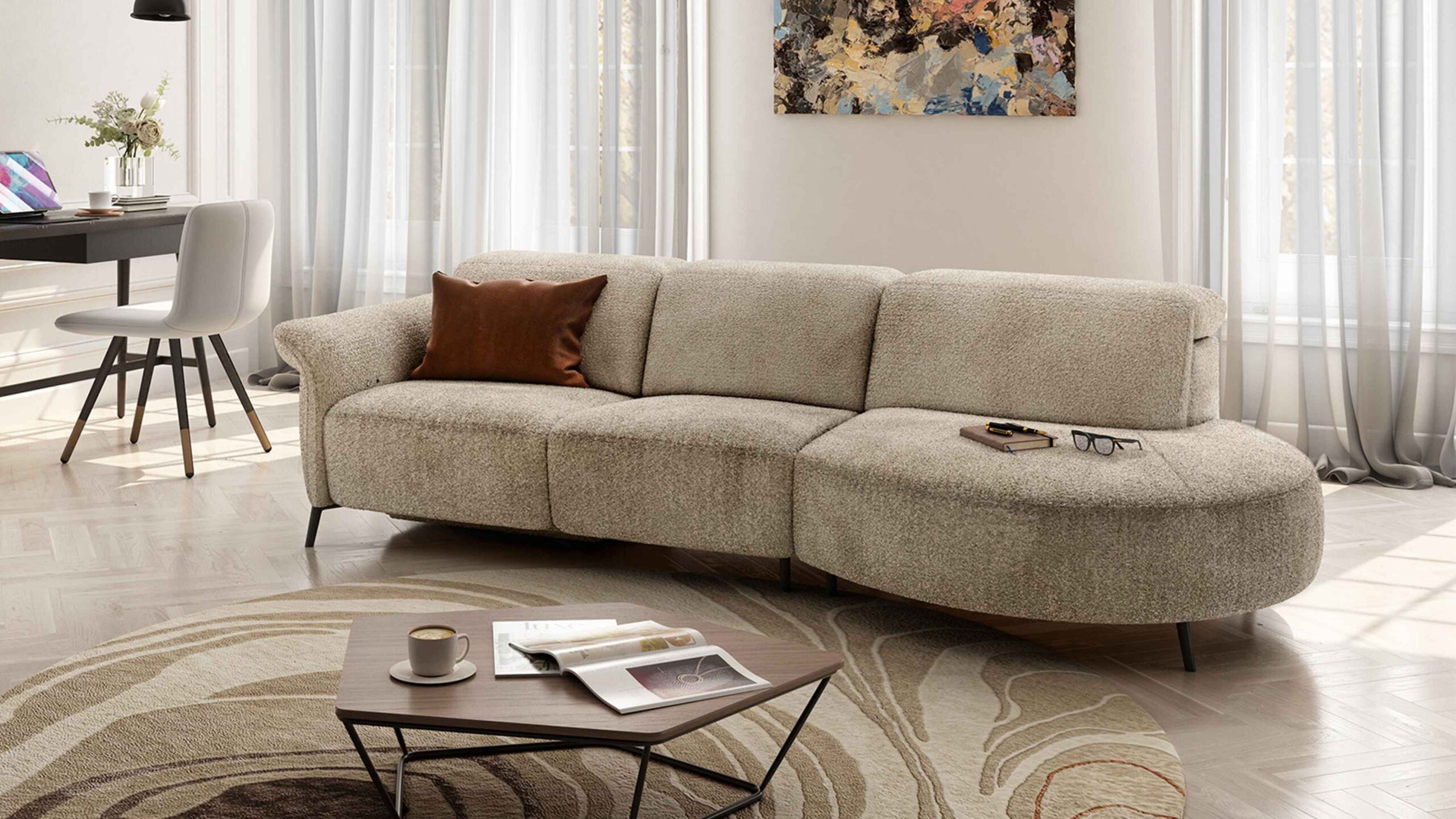 Natuzzi Editions lança sofá inspirado em Veneza - Revista Sacada