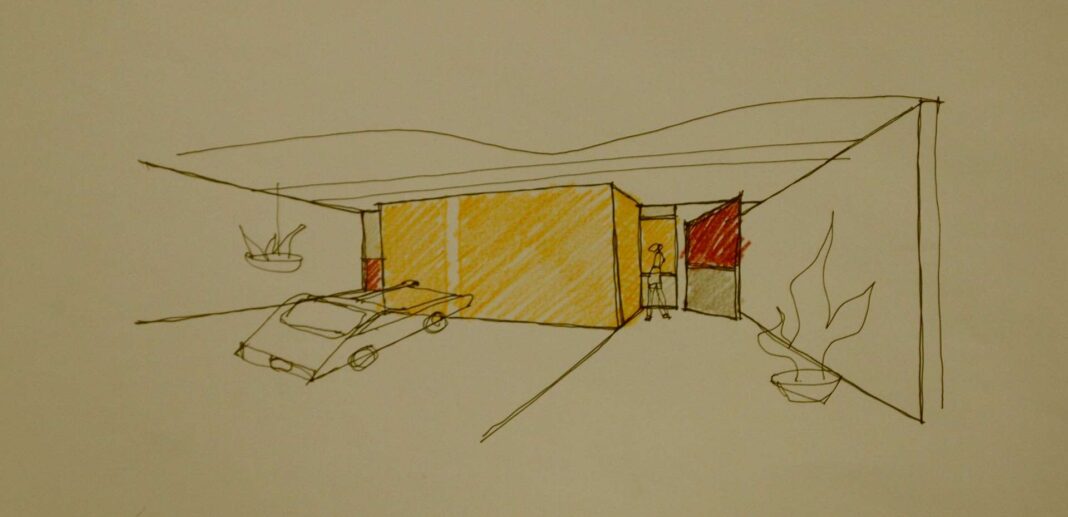 Divulgação Croquis - Residência Tomie Ohtake