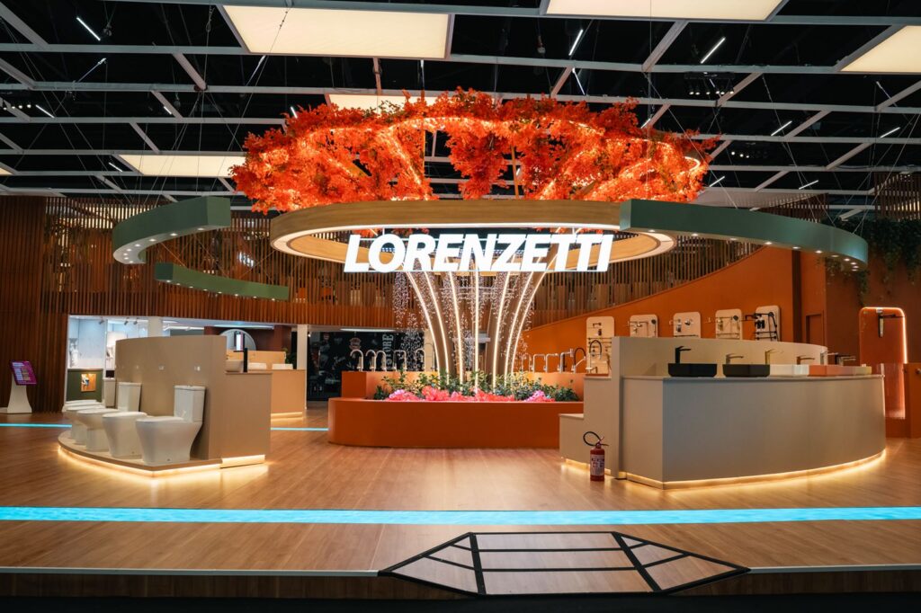 Estande da Lorenzetti na Expo Revestir 2026. Foto: Divulgação.