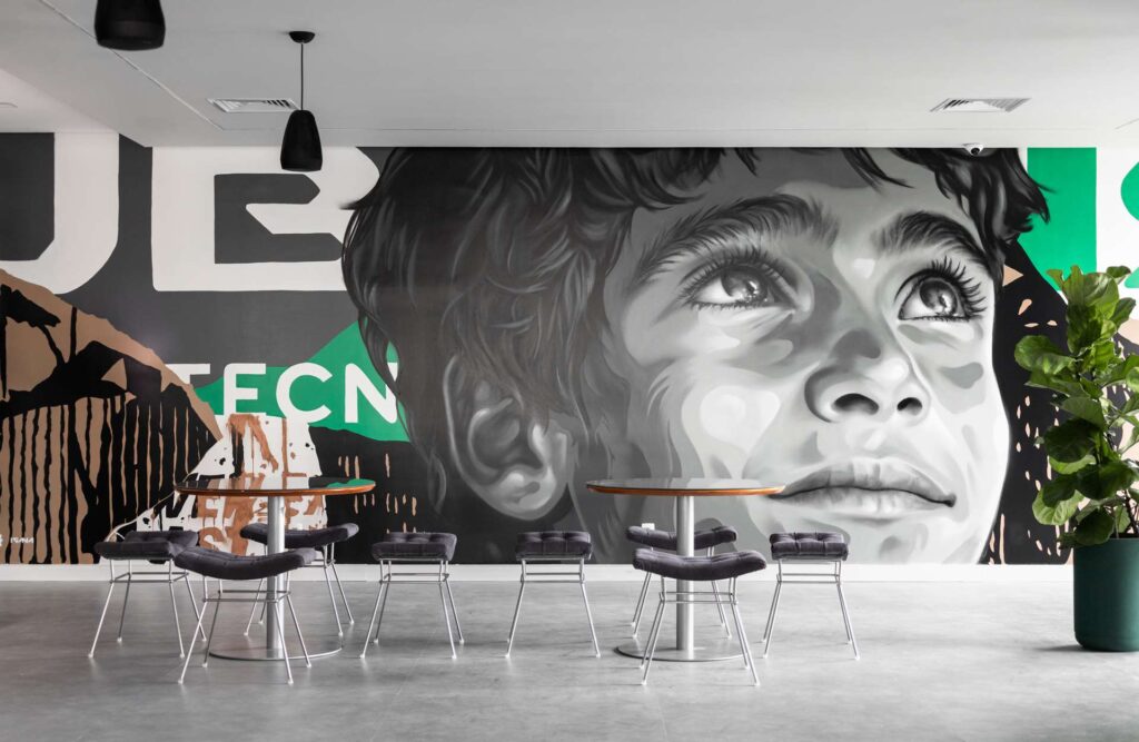 Street Art transformando ambientes corporativos